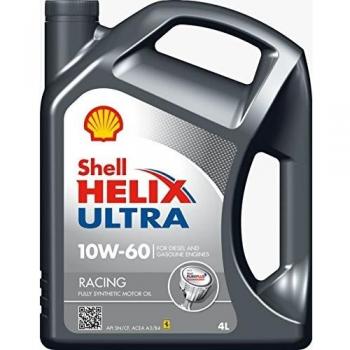 Shell - Helix Ultra Racing 10w60 Olio Auto 100% Sintetico tanica da 4 litri