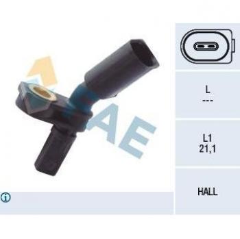 Sensor ABS FAE 78103 - Sensor de velocidad de rueda, compatible con vehículos específicos, fabricado por FAE, diseñado para garantizar un funcionamiento óptimo del sistema de frenos y mejorar la seguridad en la conducción