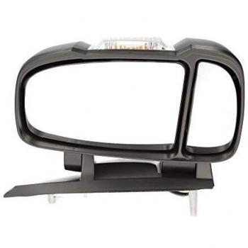 Espejo retrovisor VAN WEZEL 3032827 con ajuste eléctrico, vidrio convexo, acabado en negro y diseño para la instalación en el lado del conductor