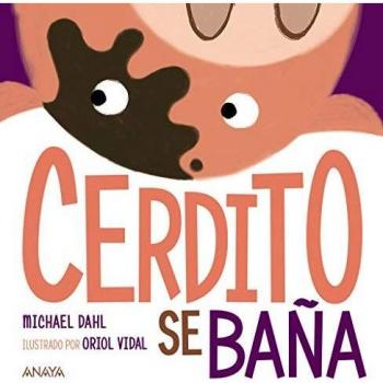 Cerdito se baña
