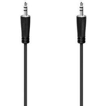 Cable de Audio Hama 00205262 - Negro - Jack 3.5 Mm - 1.5 M - Straight