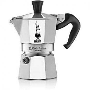 Bialetti - Moka Express: Icónica Cafetera Italiana para Espresso, Auténtico Café Italiano, Cafetera Moka 2 Tazas
