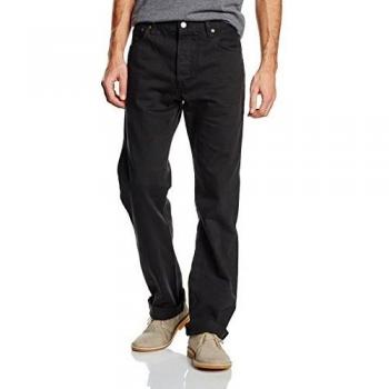 Levi's 501® Original Fit Men's Jeans in Black, Straight Jeans, Male, Size: W34 L32