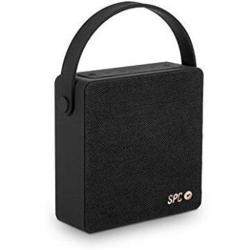 Altavoz Bluetooth SPC Big One, Negro con Acabado en Tela, 10W de Potencia y Función Manos Libres