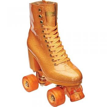 Patines de 4 Ruedas Impala Marawa High Heel Sparkle Naranja, Talla 40