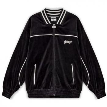 Grimey Chaqueta de Chándal Velour Madrid Velvet Negra