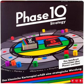 Juego de Estrategia Phase 10 de Mattel, para 2-6 jugadores, a partir de 7 años