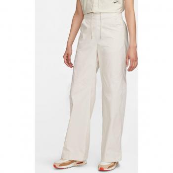 Nike Women's Sportswear Essentials High Rise Beige Wide Leg Pants Size L
