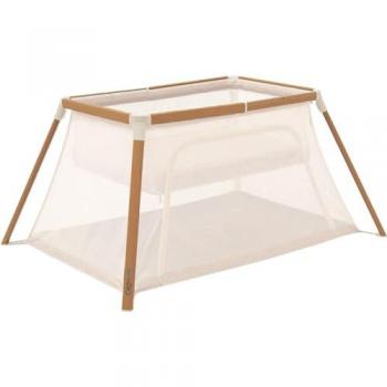 Tutti Bambini CoZee Go 3-in-1 Bassinet, Travel Cot & Playpen - Scandinavian Walnut & Ecru