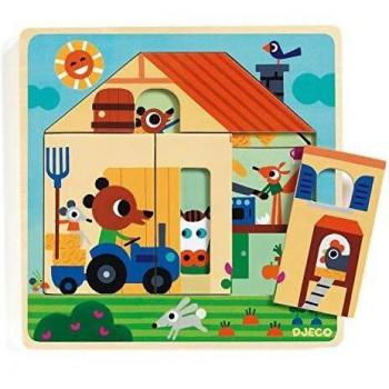 Puzzle 3 Niveles Chez Gaby DJECO