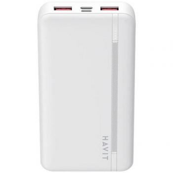 Power Bank Havit PB92 20000mAh Negro con 2 Puertos USB y LED