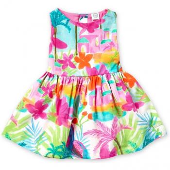 Tuc Tuc - Vestido de niña sin mangas estampado Paradiso