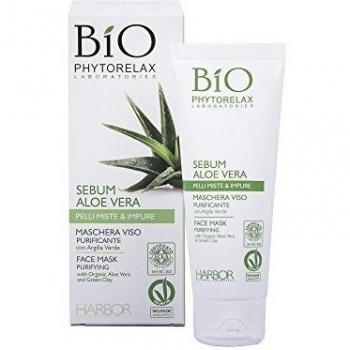 Phytorelax Laboratories Bio Sebum Aloe Vera Cleansing Face Mask with Aloe Vera 75 ml