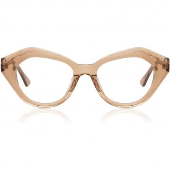 Cat Eye Montura Completa Plástico Marrones Gafas Recetadas para Mujer - Gafas Anti-Azules - SmartBuy Collection