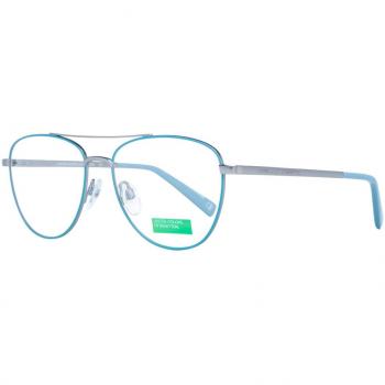 United Colors of Benetton BEO3003 649 Women’s Eyeglasses Blue Size 53 (Frame Only) - Blue Light Block Available