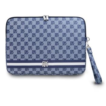 Funda para portátil DKNY de piel PU con patrón a cuadros y rayas, 13/14 azul