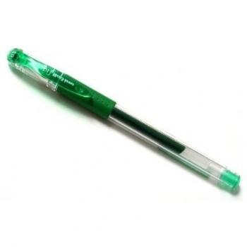 Uni - Bolígrafo de gel (0,5 mm), color verde