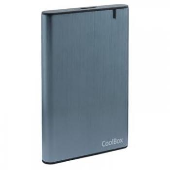 Carcasa Externa HDD/SSD 2.5 Coolbox A-2550 USB 3.0, Aluminio, Soporte UASP, Montaje Sin Herramientas