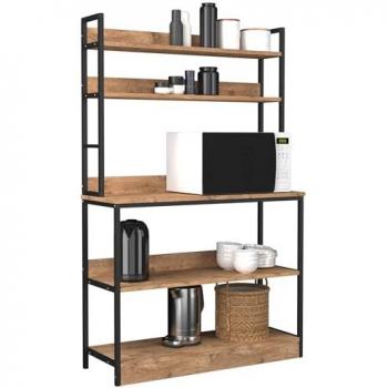 Estante de Cocina VCM Insasi 161x101x36 cm con Amplio Almacenamiento y 5 Niveles