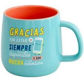 Mr. Wonderful Taza, Multicolor, único