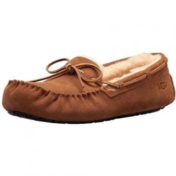 UGG® Men's Olsen Suede Slippers in Brown, Size 9