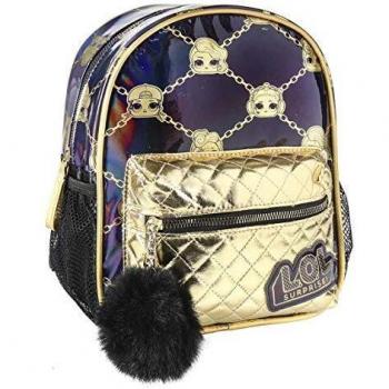 CERDÁ LIFE'S LITTLE MOMENTS ARTESANIA Mochila Casual Moda LOL, 26 cm, Dorado