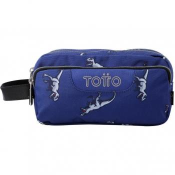 Estuche Totto Triple Grande Agapec - Azul