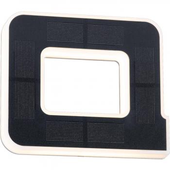 Paulmann Letra LED Solar A - Aplique de pared para exterior con luz solar y batería reemplazable
