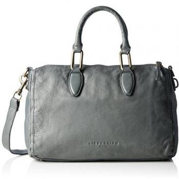 Liebeskind Berlin Pavla - Bolso de mano de cuero mujer, color Gris