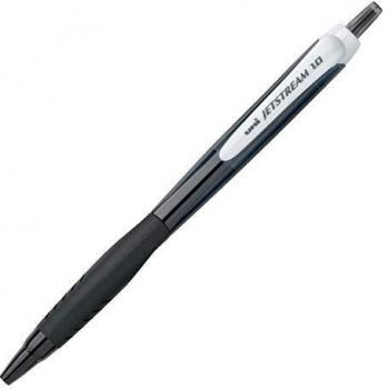 ROLLER NEGRO JETSTREAM SPORT UNI BALL RETRACTIL PUNTA 1MM CUERPO PLASTICO ESCRITURA Y