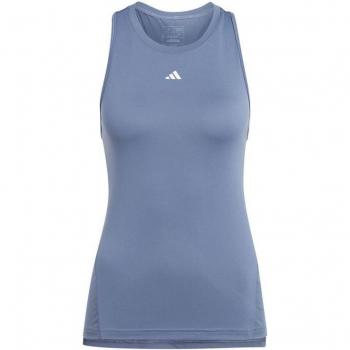 Camiseta de tirantes adidas WTR Designed 4 You-Top para mujer - Gris Azulado