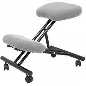Piqueras Y Crespo 37BALI40 - Taburete ergonómico para oficina, Gris