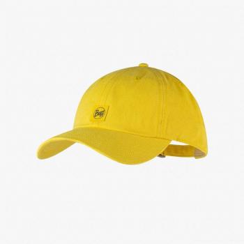 Gorra unisex Buff Yellow Zire con diseño baseball, color amarillo intenso, fabricada en material ligero y transpirable, ideal para actividades al aire libre