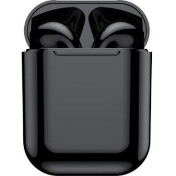 ELBE ABTWS004N Auricular Bluetooth True Wireless con MICRÓFONO Incorporado, BATERÍA Litio, Negro