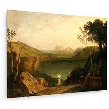 Turner, Eneas y la Sibila, lago Averno - 100x75 cm - weewado - Impresiones sobre lienzo - Muro de arte