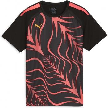 Camiseta de Manga Corta Puma Individualliga Graphic para niños en color negro
