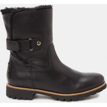 Botín de mujer Panama Jack Felia en color negro con diseño impermeable y forro interior de pelo