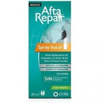 Afta Repair Spray Bucal Sabor Menta 20ml Envase