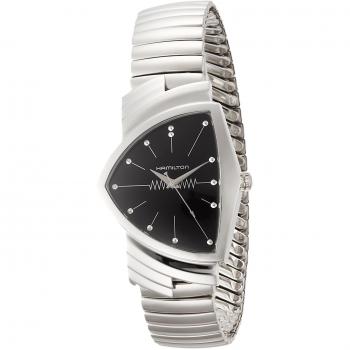 Reloj de hombre Hamilton Ventura L H24411232 de acero plateado