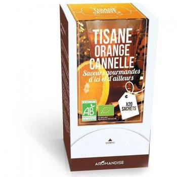 Infusión Biológica de Naranja y Canela - 20 Saquitos Aromandise