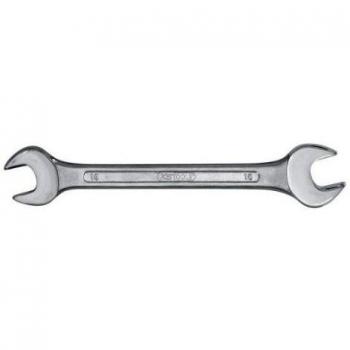 KS Tools 517.0718 - Llave de boca doble, posición de la boca 15°, bocas pulidas