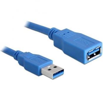 Cable Extensor USB 3.0 Tipo A Macho a Tipo A Hembra 3.00m Azul