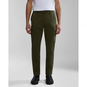 Napapijri Men's Regular Fit Dark Green Cargo Pants