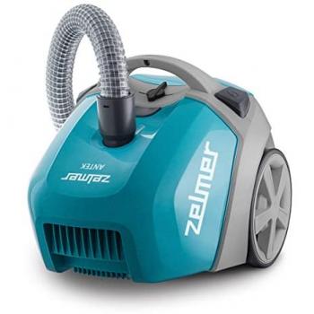 Aspiradora sin Cable Zelmer ZVC3501T 900 W, 3,5 l, Aspiradora de tambor Secar, Bolsa para el polvo, Plástico y Acero Inoxidable, Turquesa