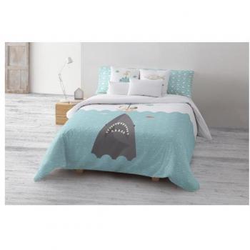Funda Nórdica 100% Algodón Modelo Tiburón Chico para Cama de 135/140 (220x240cm.)