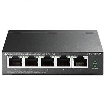 TP-Link TL-SG1005LP | Switch | 5x RJ45 1000Mb/s, 4x PoE, Desktop