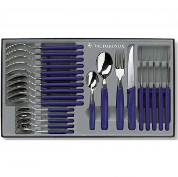 Victorinox 5.1232.24 - Cubertería, 24 piezas, color azul