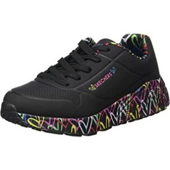 Zapatillas Skechers Uno Lite Lovely Luv - Chunky Sneakers Negras Multi para Niña Talla 31