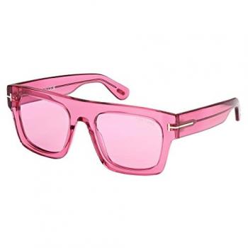Tom Ford Fausto Pink Geometric Sunglasses 53mm Unisex