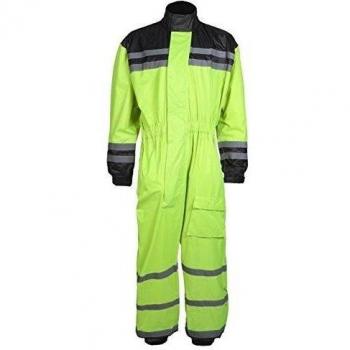 Traje completo de motorista - Impermeable - Con funda para transportarlo - Alta visibilidad - XL - 117cm